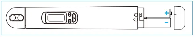 Guangdong Welland Technology RS2150B Smart Skipping Rope- Battery Installation