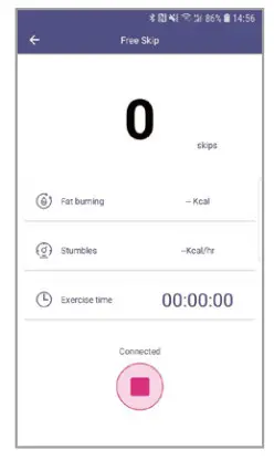 Guangdong Welland Technology RS2150B Smart Skipping Rope- Free Jumping