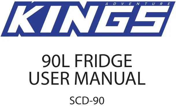 KINGS 90L FRIDGE User Manual