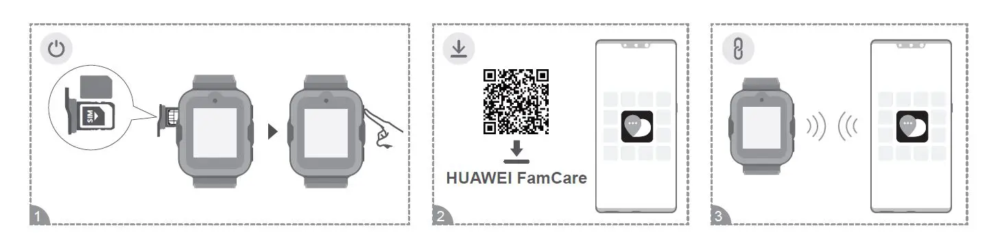 HUAWEI ASN-AL10 Kids 4 Pro Smart Watch FIG 1