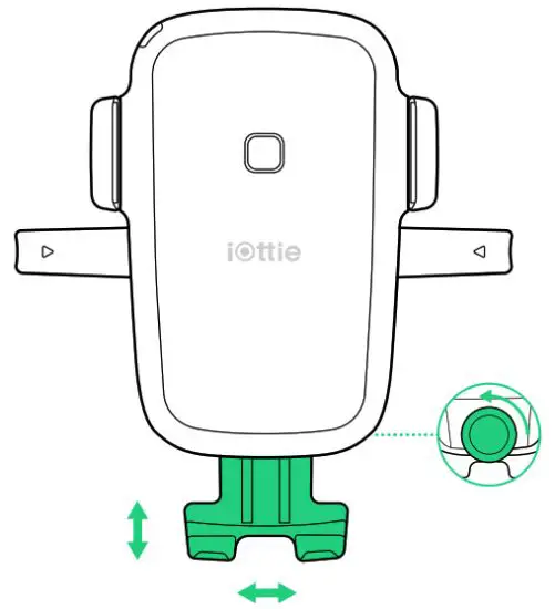 iOttie HLCRIO134 Easy One Touch 4 Wireless Charging - Knob0