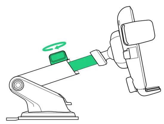 iOttie HLCRIO134 Easy One Touch 4 Wireless Charging - Telescopic