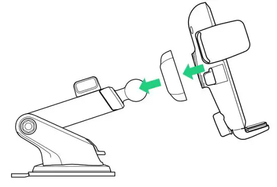iOttie HLCRIO134 Easy One Touch 4 Wireless Charging - ount