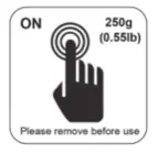 SILVERCREST SKW 5 BI Digital Kitchen Scales - ICON warning2