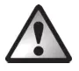 SILVERCREST SKW 5 BI Digital Kitchen Scales - warning ICON