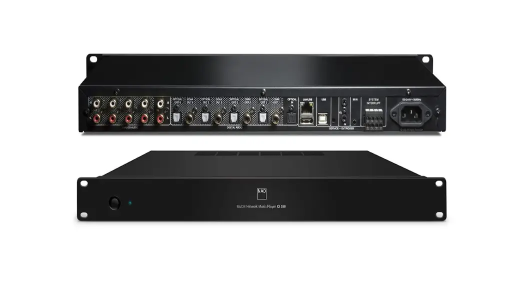 Nad Ci580 Bluos Network Music Player Owner's Manual Nad Ci580 Bluos Network Music Player Owner's Manual