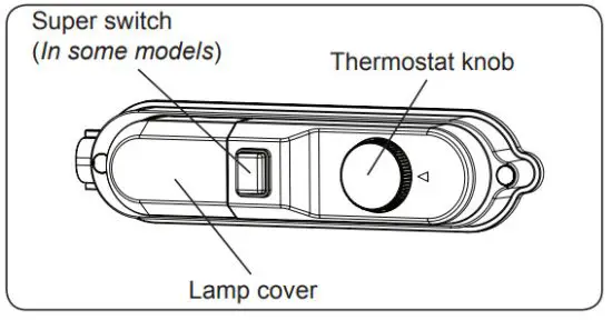 SHARP SJ TE214M0X EU Fridge Freezers - Thermostat setting