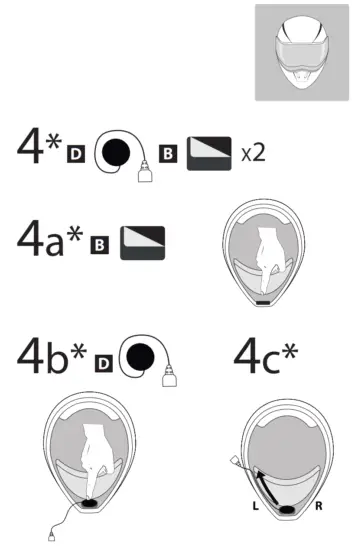 cardo Spirit HD Motorcycle Bluetooth Communication Headset - fig 11