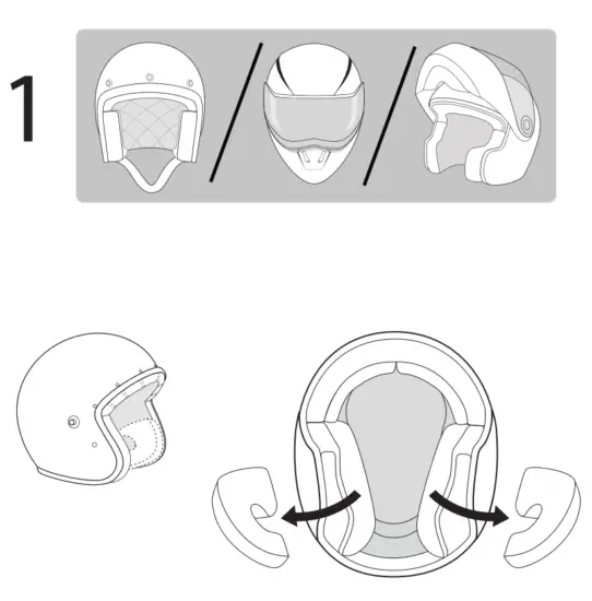 cardo Spirit HD Motorcycle Bluetooth Communication Headset - fig 17