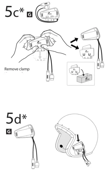 cardo Spirit HD Motorcycle Bluetooth Communication Headset - fig 4