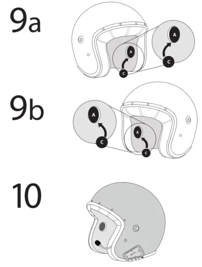 cardo Spirit HD Motorcycle Bluetooth Communication Headset - fig 7