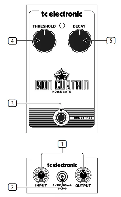 tc electronic P0CQ9 Iron Curtain Noise Gate 1