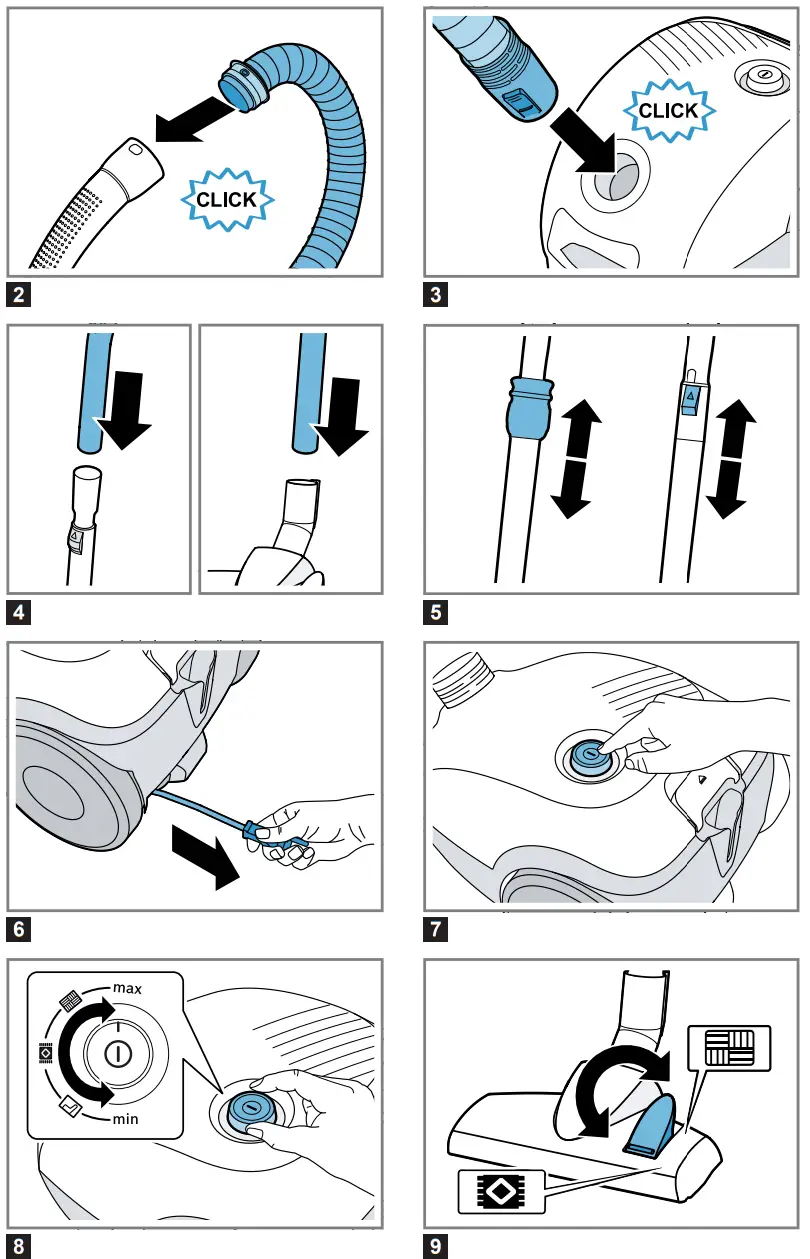 BOSCH BGLS2 Bagged Vacuum Cleaner - Fig 2