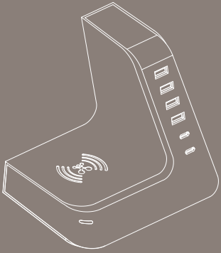atomi AT1893 Multi-Device Qi Charging Tower-fig1