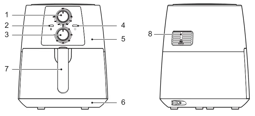 media FP 77SAF035 Air Fryer - figure 1