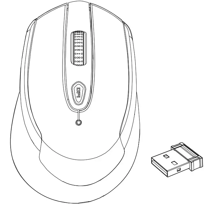 Cimetech TM 004 RF 2 4GHz Cordless Optical Mouse - Cover