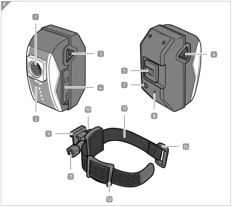 bikemate 710418 Rear Bike Camera with Light - FIG 4