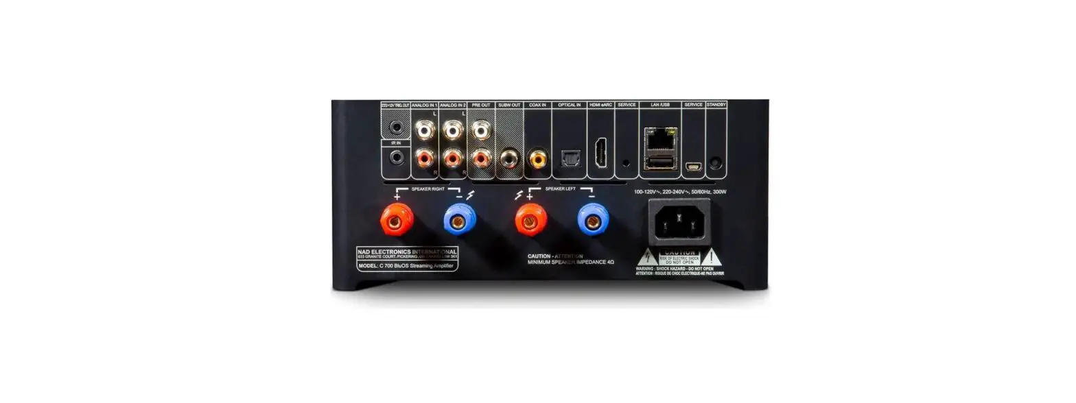 Nad Electronics C 700 Bluos Streaming Amplifier Owner's Manual