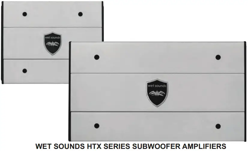 wet sounds HTX 6 100W x 6 Marine Amplifier - Fig 1