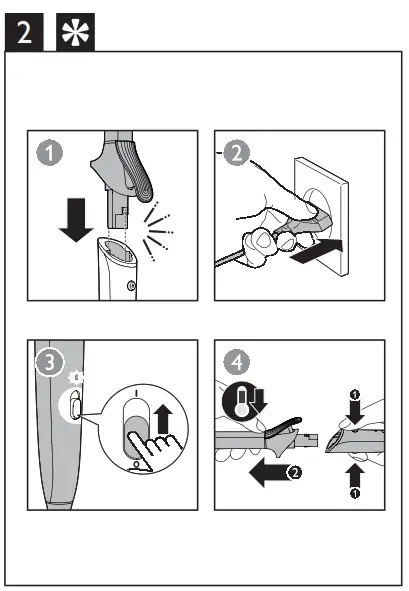 PHILIPS BHH811 StyleCare Multi Styler Straightener and Curler - fig 1