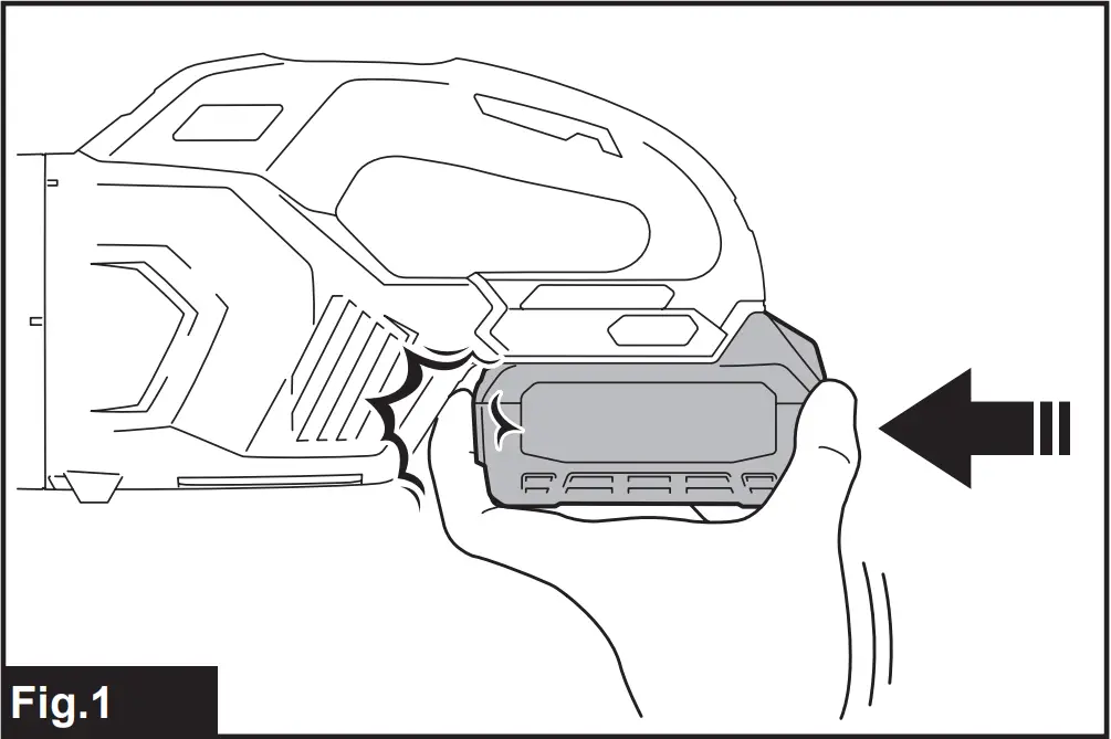 makita CL003G Cordless Vacuum Cleaner - Fig 1