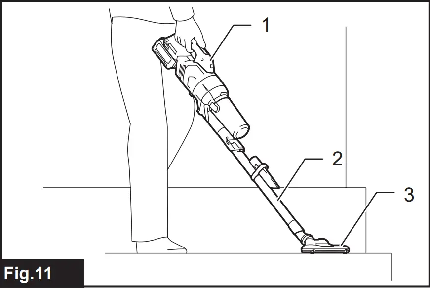 makita CL003G Cordless Vacuum Cleaner - Fig 11