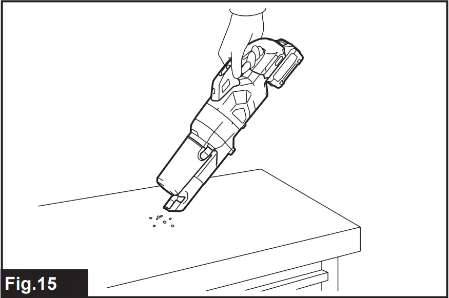 makita CL003G Cordless Vacuum Cleaner - Fig 15