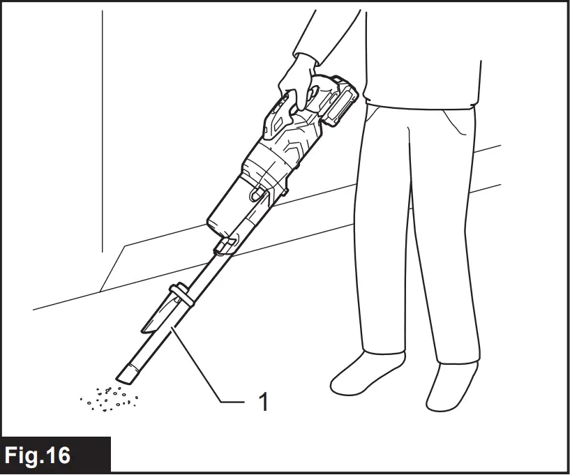 makita CL003G Cordless Vacuum Cleaner - Fig 16