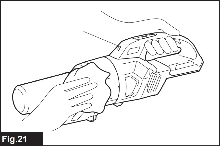 makita CL003G Cordless Vacuum Cleaner - Fig 21