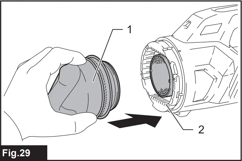 makita CL003G Cordless Vacuum Cleaner - Fig 29