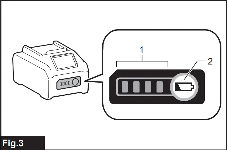 makita CL003G Cordless Vacuum Cleaner - Fig 3