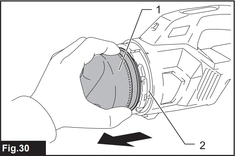 makita CL003G Cordless Vacuum Cleaner - Fig 30
