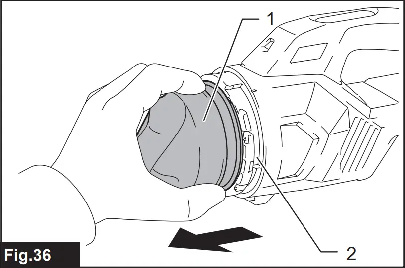 makita CL003G Cordless Vacuum Cleaner - Fig 36