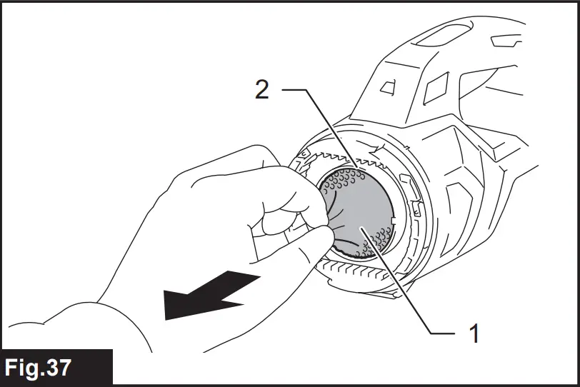 makita CL003G Cordless Vacuum Cleaner - Fig 37