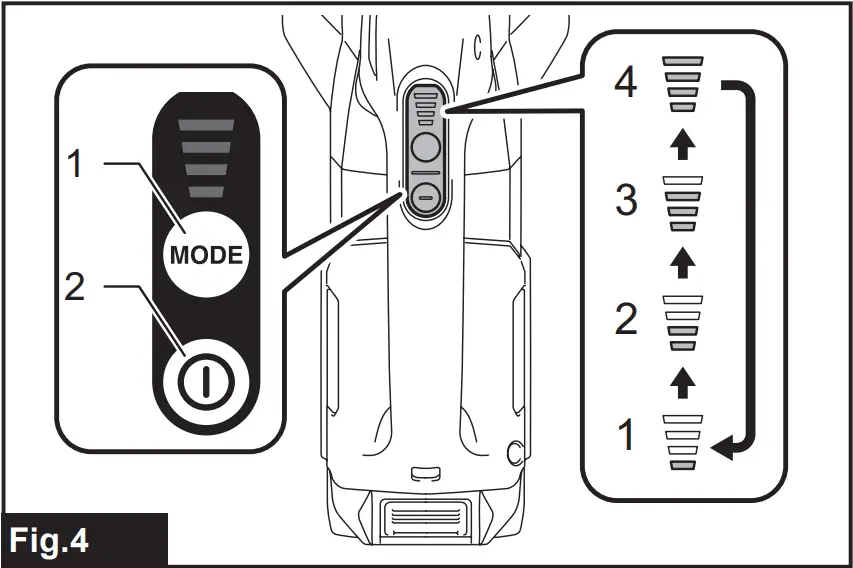 makita CL003G Cordless Vacuum Cleaner - Fig 4