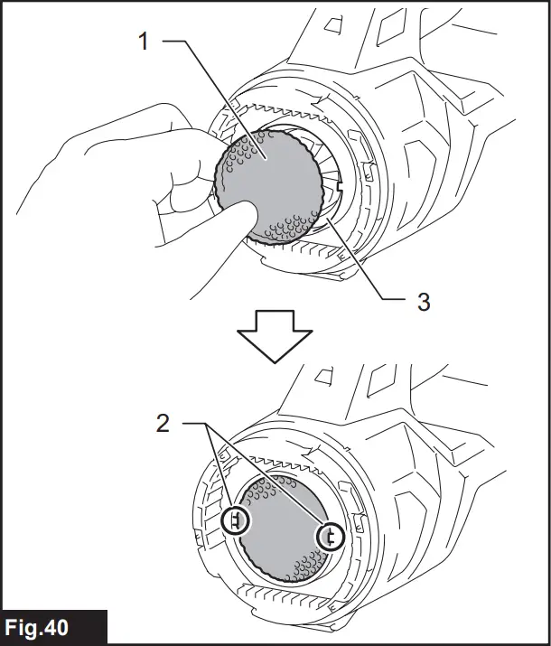 makita CL003G Cordless Vacuum Cleaner - Fig 40