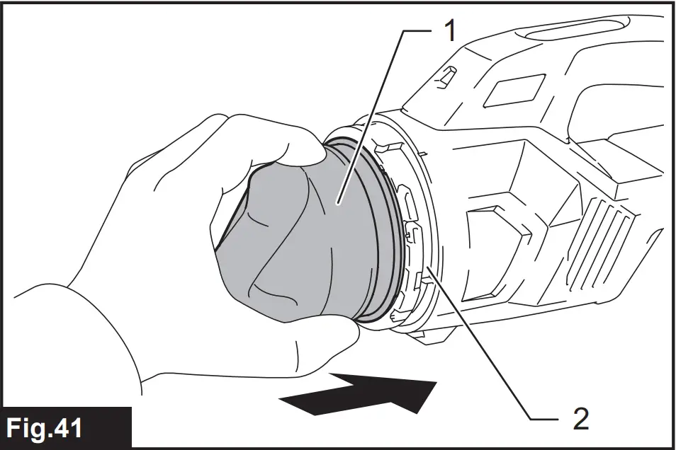 makita CL003G Cordless Vacuum Cleaner - Fig 41