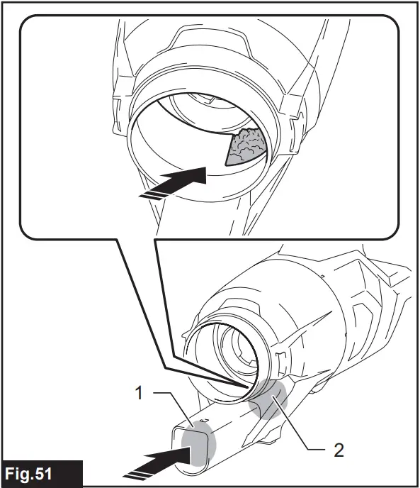 makita CL003G Cordless Vacuum Cleaner - Fig 51