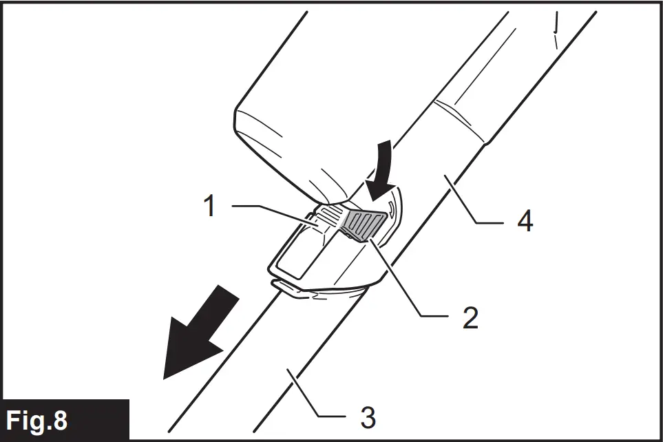 makita CL003G Cordless Vacuum Cleaner - Fig 8