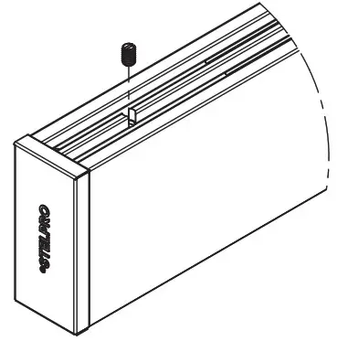 STELPRO AALUX121102W Aluminum Mini Architectural Baseboard - TECHNICAL DRAWINGS 4