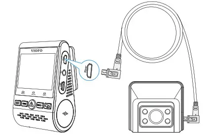 VIOFO A129 Duo IR - Cable Connection 3