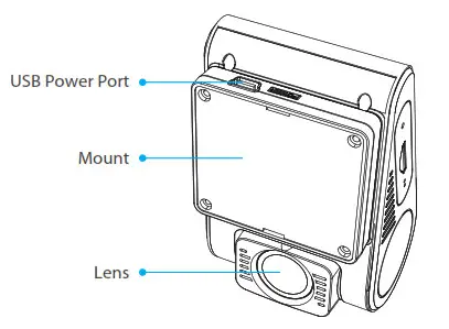 VIOFO A129 Duo IR - Product Diagram 3