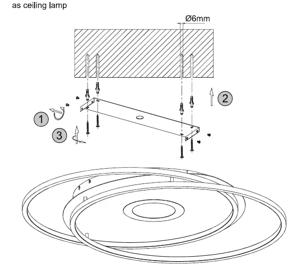 Paul Neuhaus Q-AMIRA Ceiling Lamp fig2