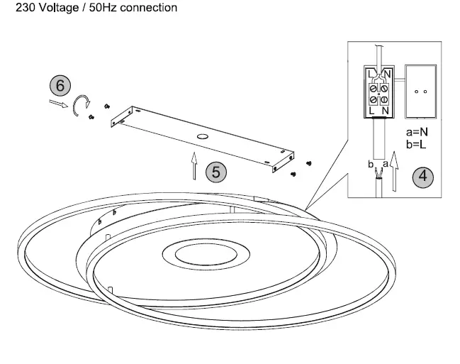 Paul Neuhaus Q-AMIRA Ceiling Lamp fig3