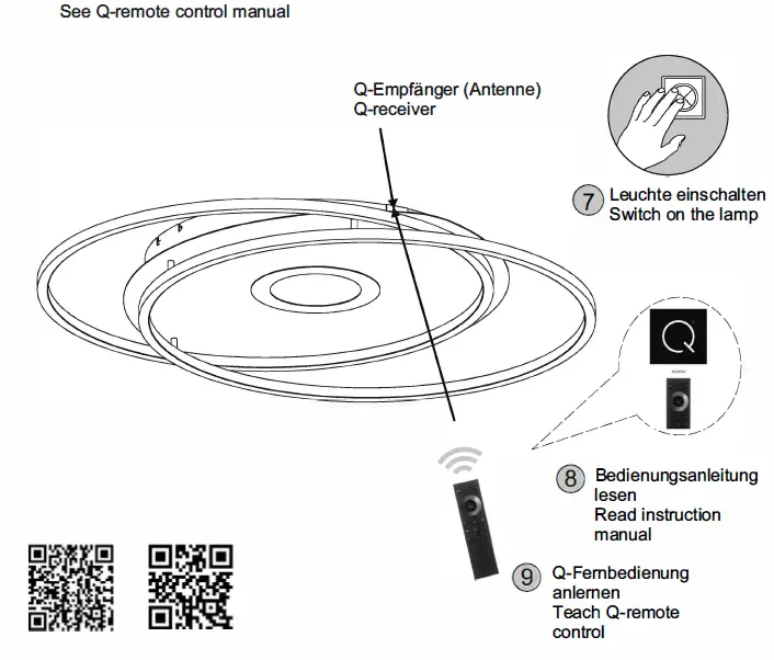 Paul Neuhaus Q-AMIRA Ceiling Lamp fig4