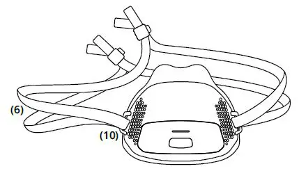 CALIBRE1 Wearable Respiratory Biometric Mask-7