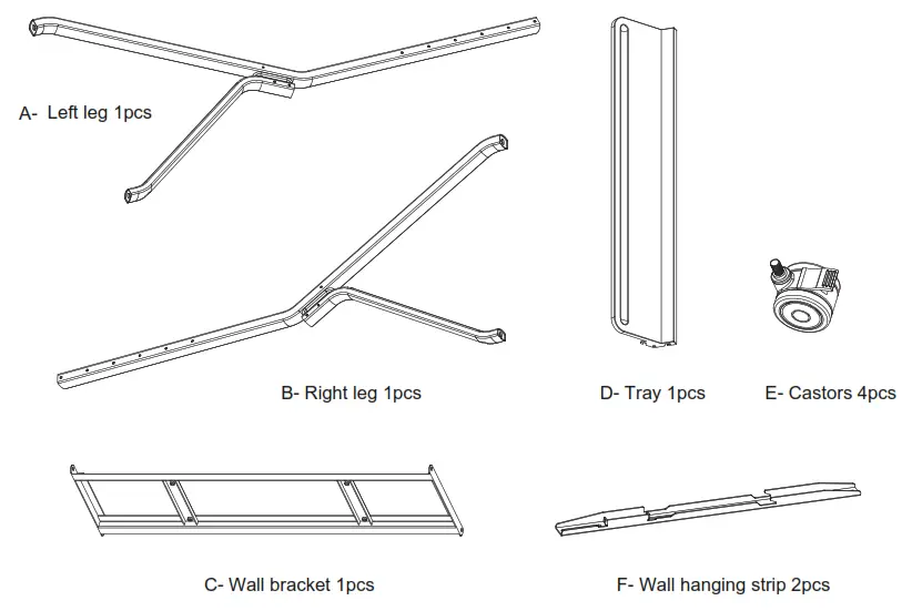 neovo FMC-06 Floor Mounting Cart - fig