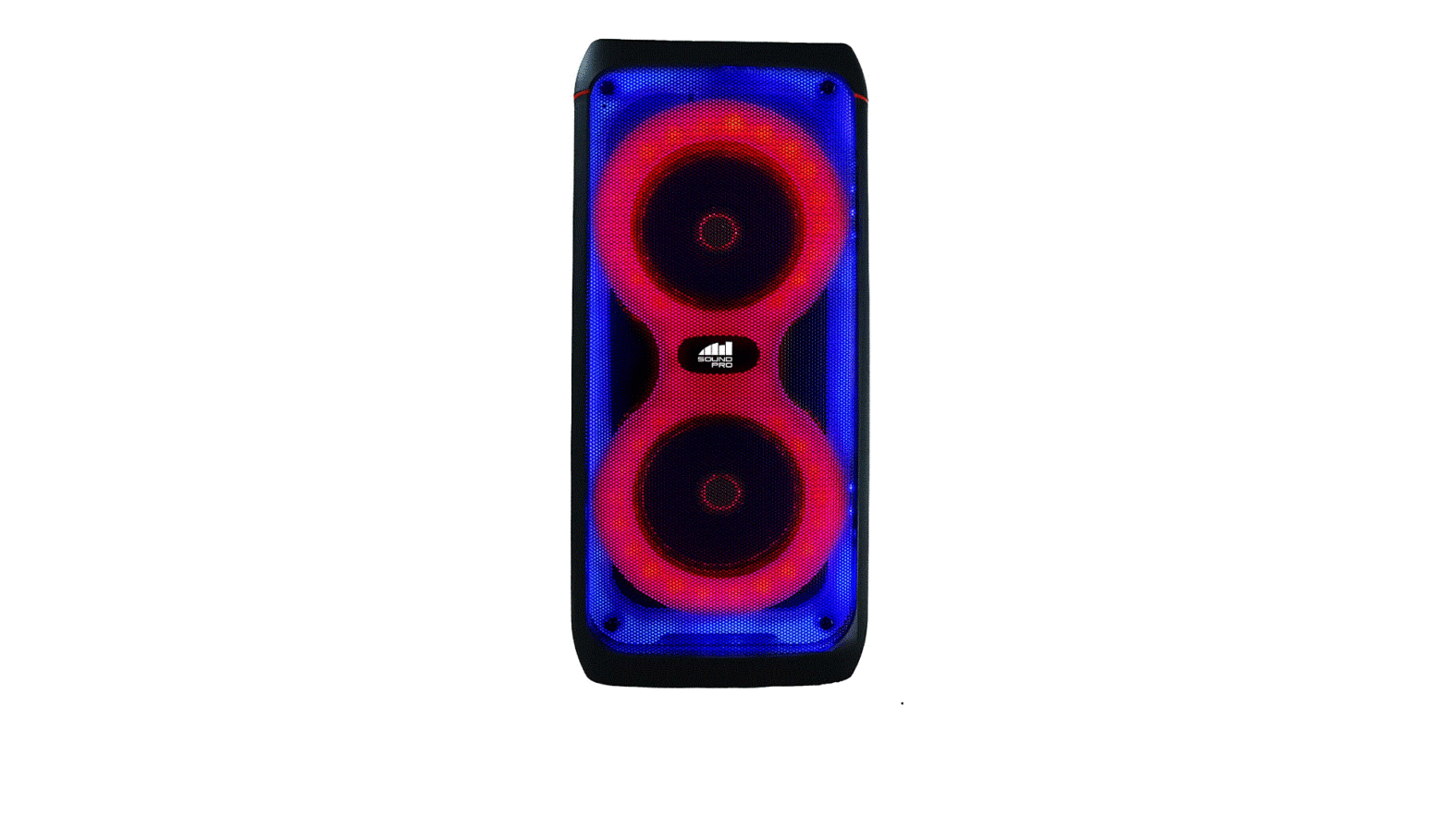 Naxa Nds-8505 Portable Dual 8” Bluetooth Party Speakers With Multi-color Blaze-8 Rhythm Lights-complete Features/owner's Guide