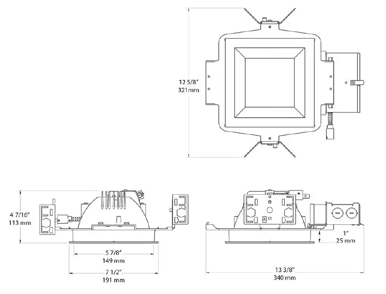 RAB NDLED6SD-WNHC-M-B LED Downlight Use fig 2