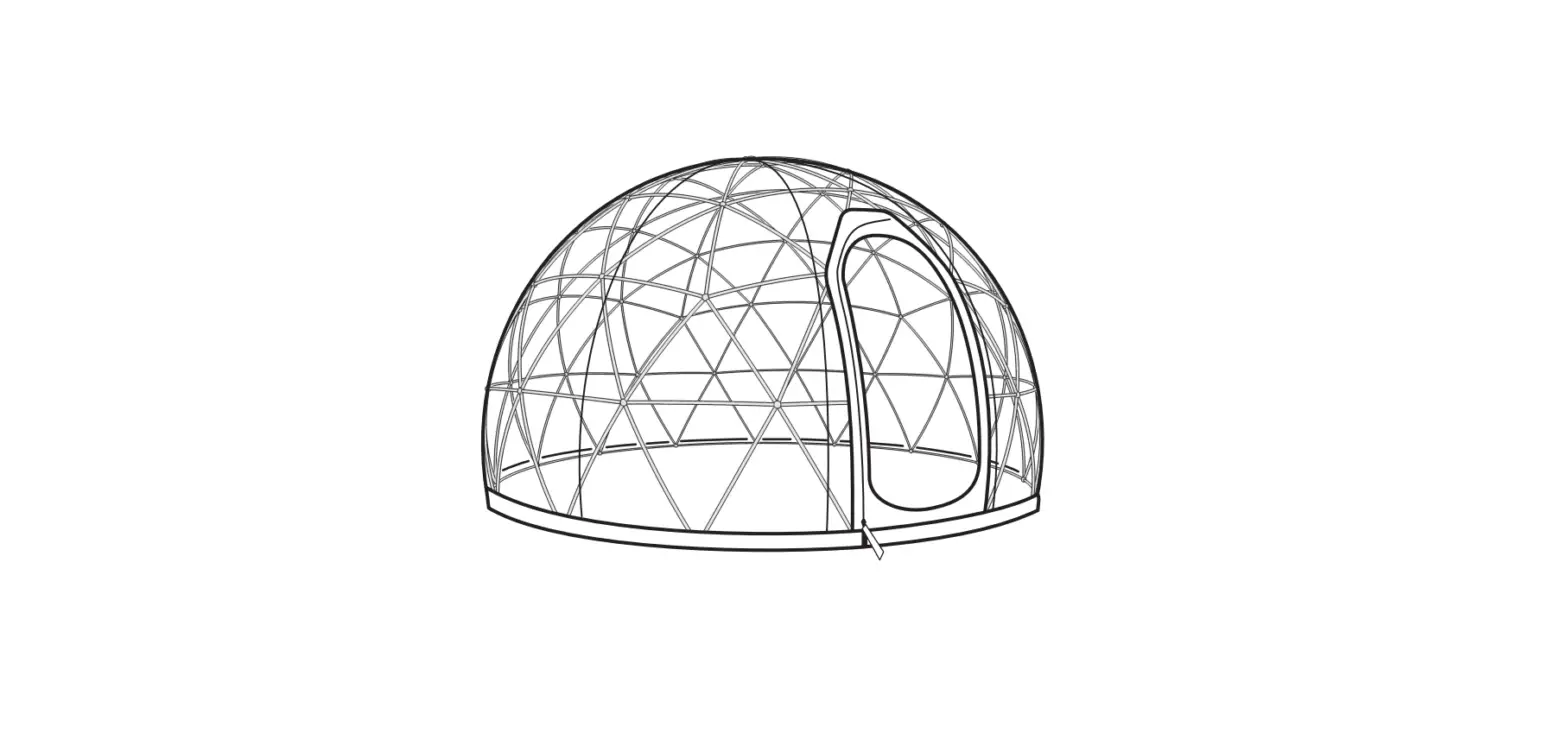 Garden Igloo 33244 V2 12 Feet Walk In Garden Dome Igloo Owner's Manual